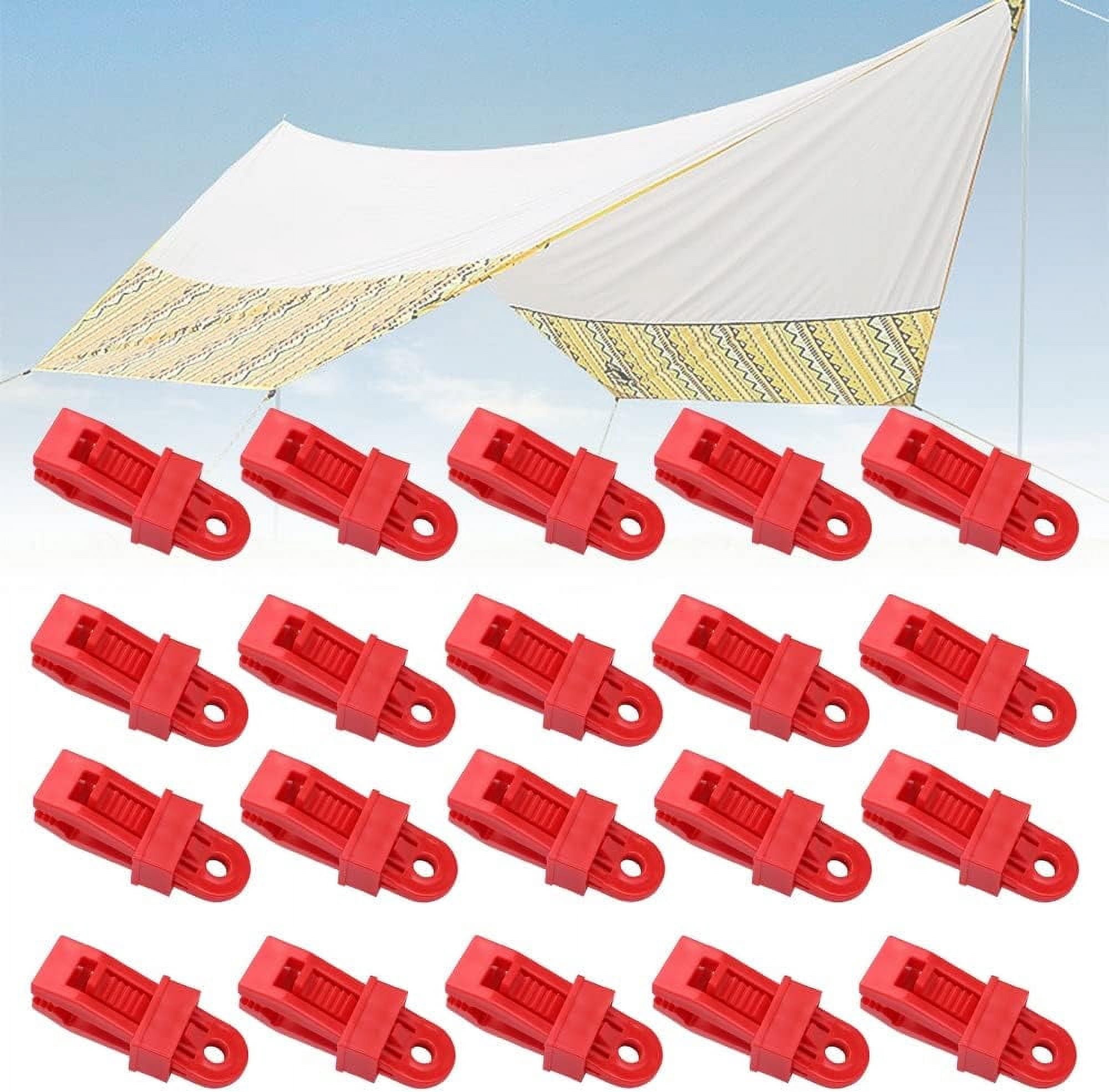 Adjustable Heavy Duty Lock Grip for Tarp & Shade Cloth, Tarp Clips
