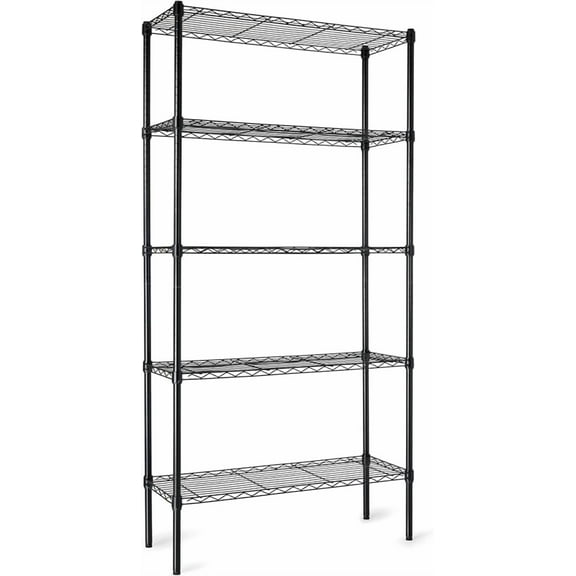 Adjustable Heavy Duty Steel Wire Rack Storage Shelving Organizer for Kitchen, Garage