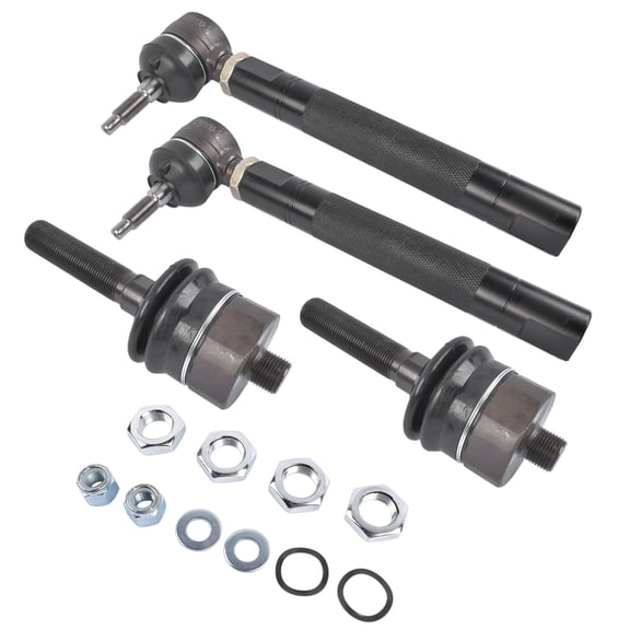 Adjustable Heavy Duty Tie Rod Ends Kit - 0-6" - Chevrolet Silverado 2500HD/3500 & GMC Sierra 2500HD/3500 HD 2001-2010 4WD - Suspension Upgrade