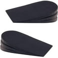 thumbnail image 1 of Adjustable Heel Lifts for Shoes, 1/4'' Height Increase Insoles for Achilles Tendonitis, Heel Pain, Leg Length Discrepancy, Plantar Fasciitis, Shoe Lifts Men, Women (Black, Large (1 Pair)), 1 of 6