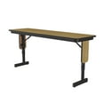 thumbnail image 1 of Adjustable Height 3/4" High Pressure Folding Seminar Table in Fusion Maple, 1 of 10