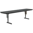 thumbnail image 1 of Adjustable Height 3/4" High Pressure Folding Seminar Table in Montana Brown, 1 of 7
