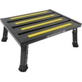 Adjustable Height Aluminum RV Step, Stable Foldable Platform Step Stool ...