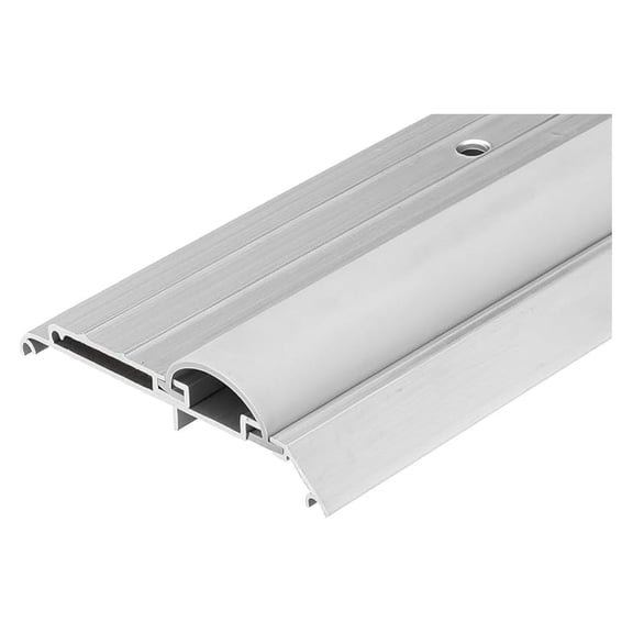 Adjustable Height Aluminum Threshold 36" Long 3-1/2" Wide Door Bottom Weather Seal w/Vinyl Insert