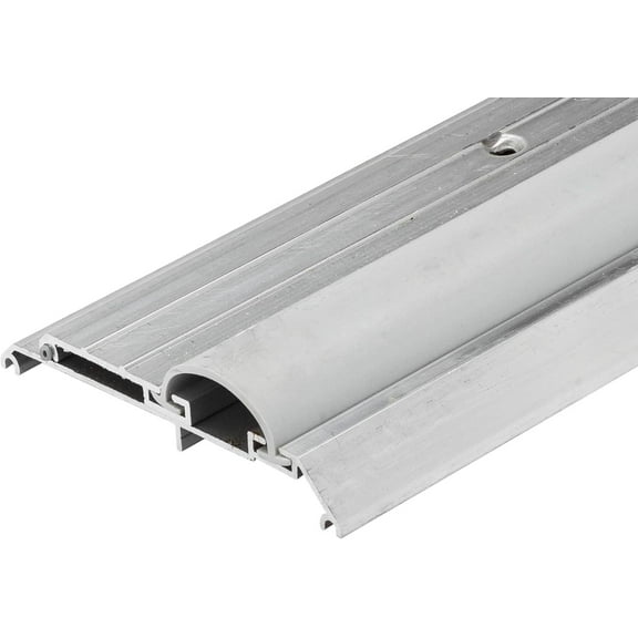 Adjustable Height Aluminum Threshold W/Vinyl Seal 3 1/2" Wide for Gaps 5/8" to 1 1/8" (3 FT [36"] Long)
