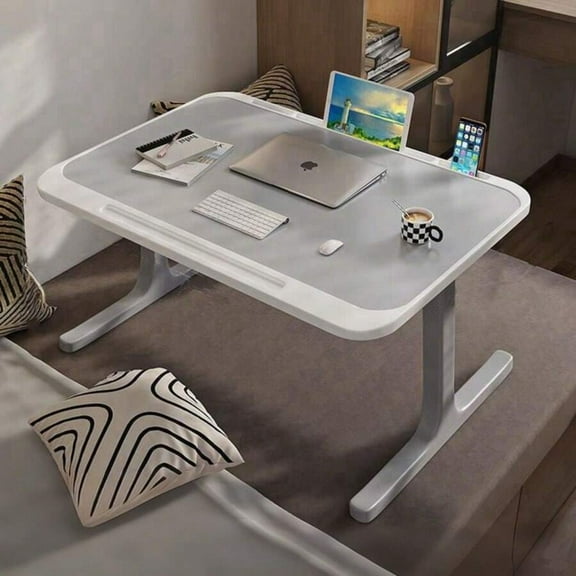 Adjustable Height And Angle Folding Desk, Home Office Computer Desk, Portable Laptop Desk For Bed/Sofa/Reading/Writing Lazy Study Desk, Foldable Laptop Bed Tray Desk, Adjustable Laptop Bedside Table