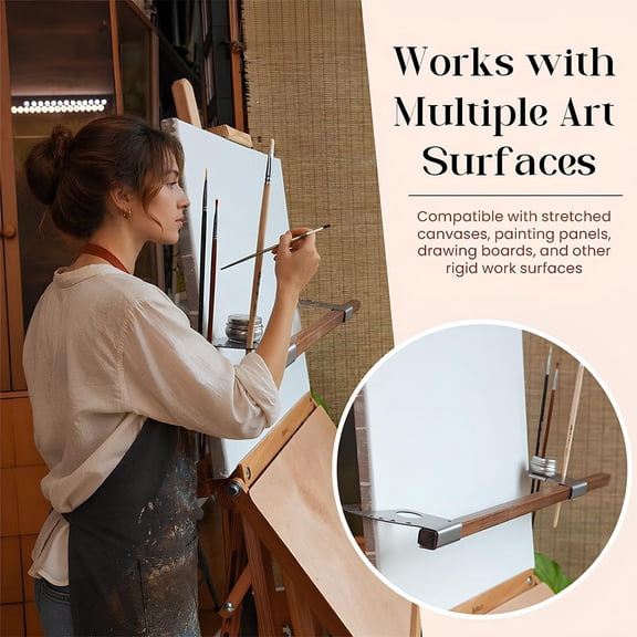Adjustable Height Artist Hand Rest, Easel Hand Support Bridge with Self Locking (1pair)