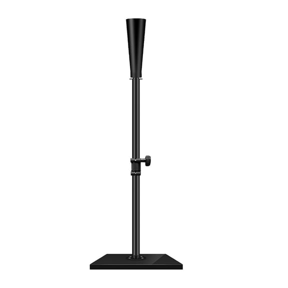 Adjustable Height Baseball Batting Tee, Portable Metal Batting Practice Tee with Stable Flat Base, Quick 1-Minute Assembly Swing Training Aid for Kids Adults Indoor Outdoor Hitting Training