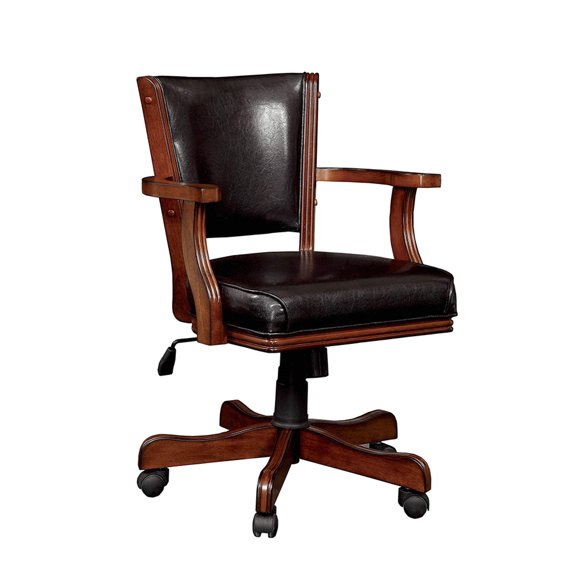 Adjustable Height Chairs In Dark Cherry And - 5 Feature Arm Chair Warm Mobility For Practical Experience