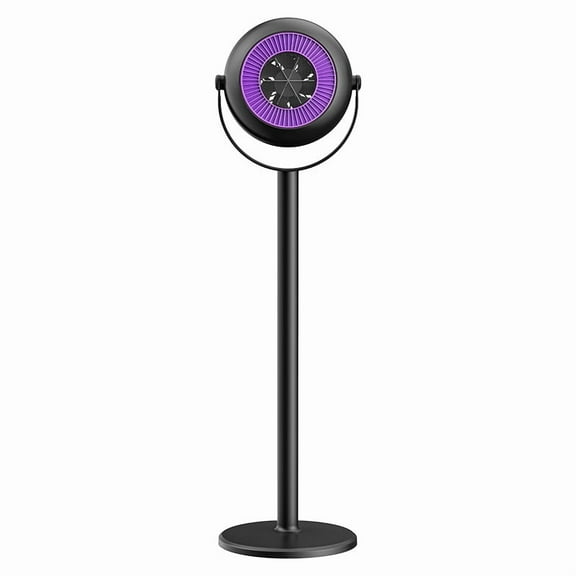 Adjustable Height Floor Standing Heater with Telescopic Pole, Portable Warm Air Blower for Whole Room Quick Heating, Quiet Fan with Remote for Home Office Indoor Use