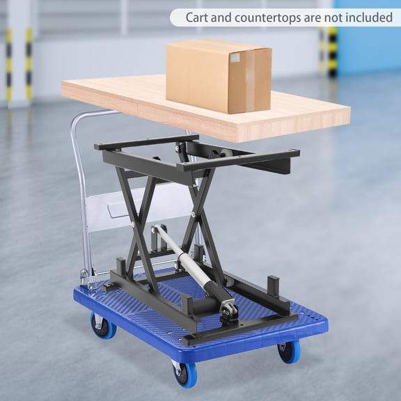 Adjustable Height Foldable Hydraulic Electric Scissor Lift Table 250lbs Capacity