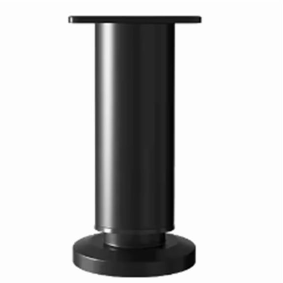 Adjustable Height Furniture Support Legs for Bed Frame for Bed/Sofa/Cabinet/Couch/Table Black 18-30cm