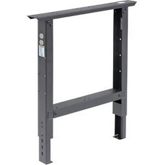 Adjustable Height Leg for 36 in. Bench - Black