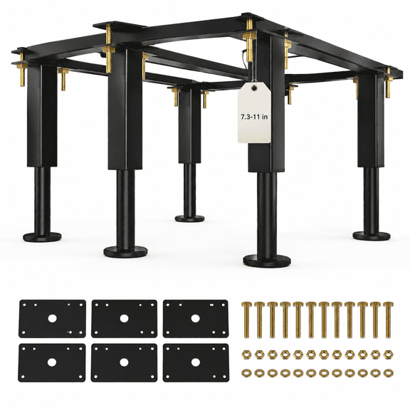 Adjustable Height Metal Bed Risers