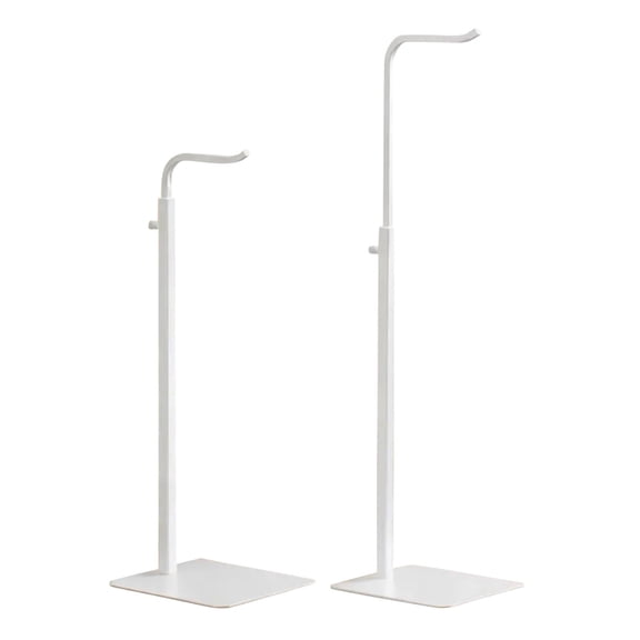 Adjustable Height Metal Handbag Display Stand, Multipurpose Metal Bag Holder for Retail and Home Use(White,13x65cm)
