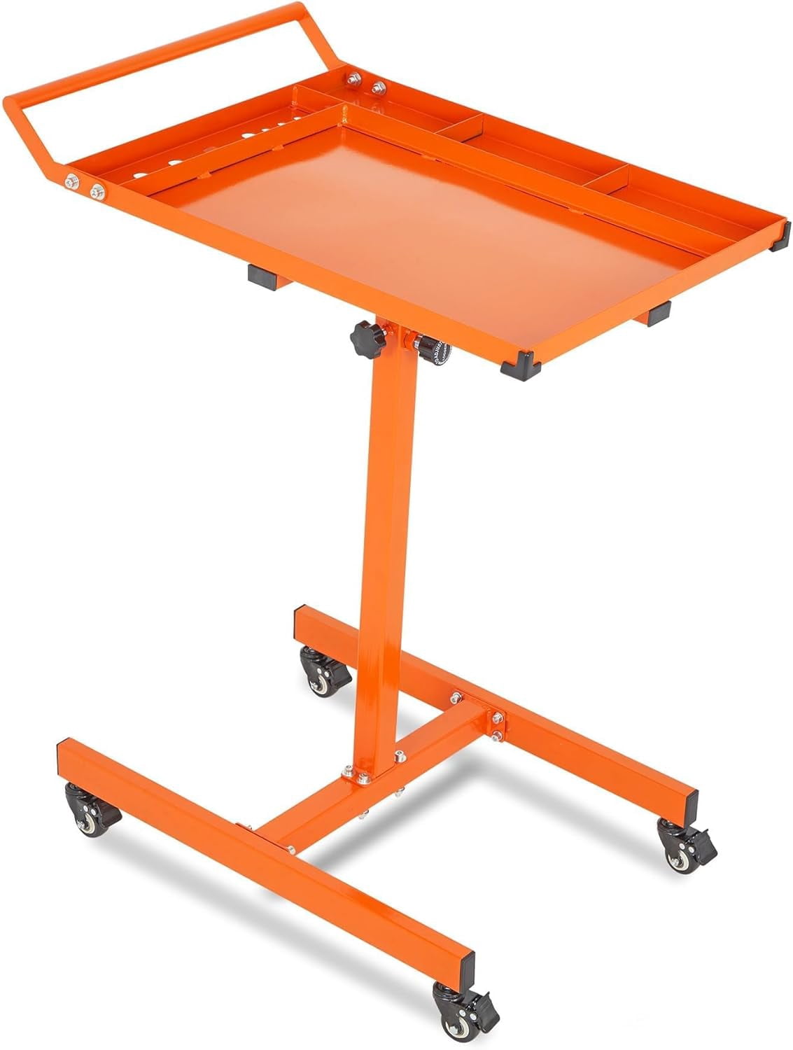 Adjustable Height Mobile Work Table,Mechanic Rolling Tool Cart with ...