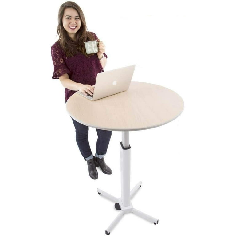 Adjustable height multifunctional round table deals