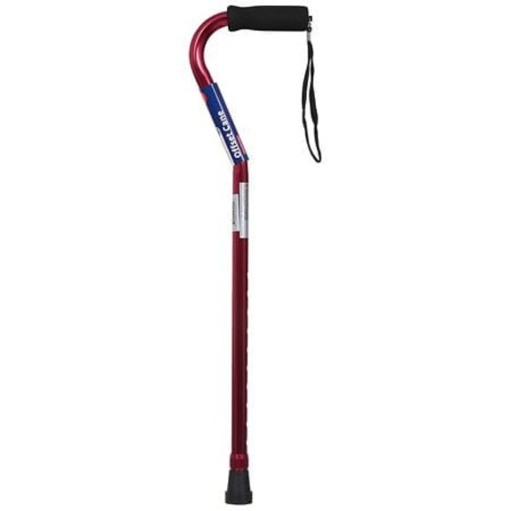 Adjustable Height Offset Cane with Locking Collar - Supports up to 300 lb