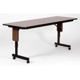 thumbnail image 1 of Adjustable Height Panel Leg Folding  Table (24 in. x 72 in./Med Oak), 1 of 2