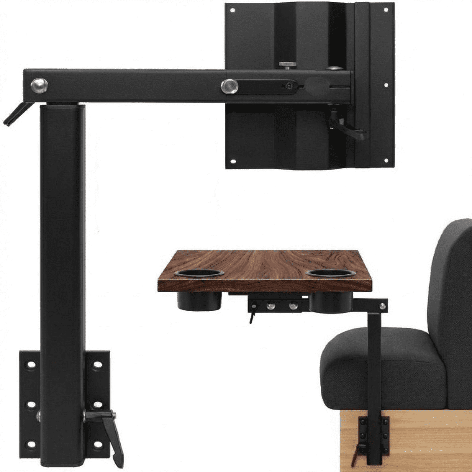 Adjustable Height RV Table Leg with 360 Swivel Folding Head, Detachable ...