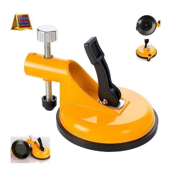 Adjustable Height Setter,Floor Gap Fixer Tool,2026 Upgraded Pro Countertop Alignment Clamps,Adjustable Vacuum Suction Seam Countertop Leveling Alignment Clamp with Heavy-Duty Rubber Suction Cups