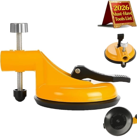 Adjustable Height Setter,Floor Gap Fixer Tool,2026 Upgraded Pro Countertop Alignment Clamps,Adjustable Vacuum Suction Seam Countertop Leveling Alignment Clamp with Heavy-Duty Rubber Suction Cups
