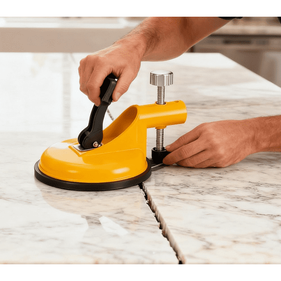 Adjustable Height Setter,Floor Gap Fixer Tool,2026 Upgraded Pro Countertop Alignment Clamps,Adjustable Vacuum Suction Seam Countertop Leveling Alignment Clamp with Heavy-Duty Rubber Suction Cups
