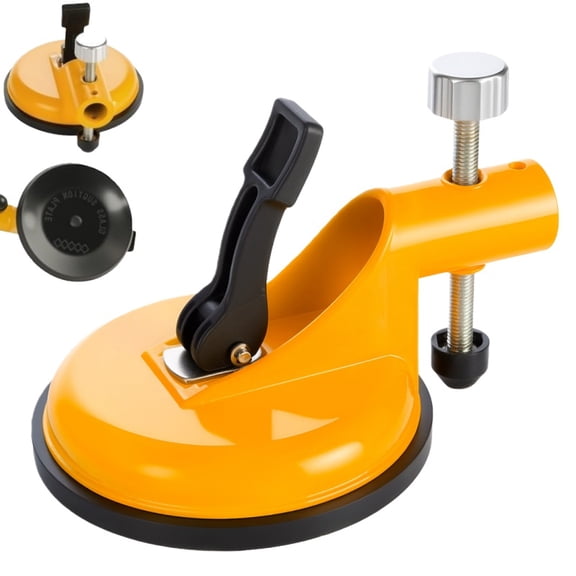 Adjustable Height Setter, Floor Gap Fixer Tool, Professional Adjustable Vacuum Suction Seam Countertop Leveling Alignment Clamp with Heavy-Duty Rubber Suction Cups for Installation Repair(1 PC)