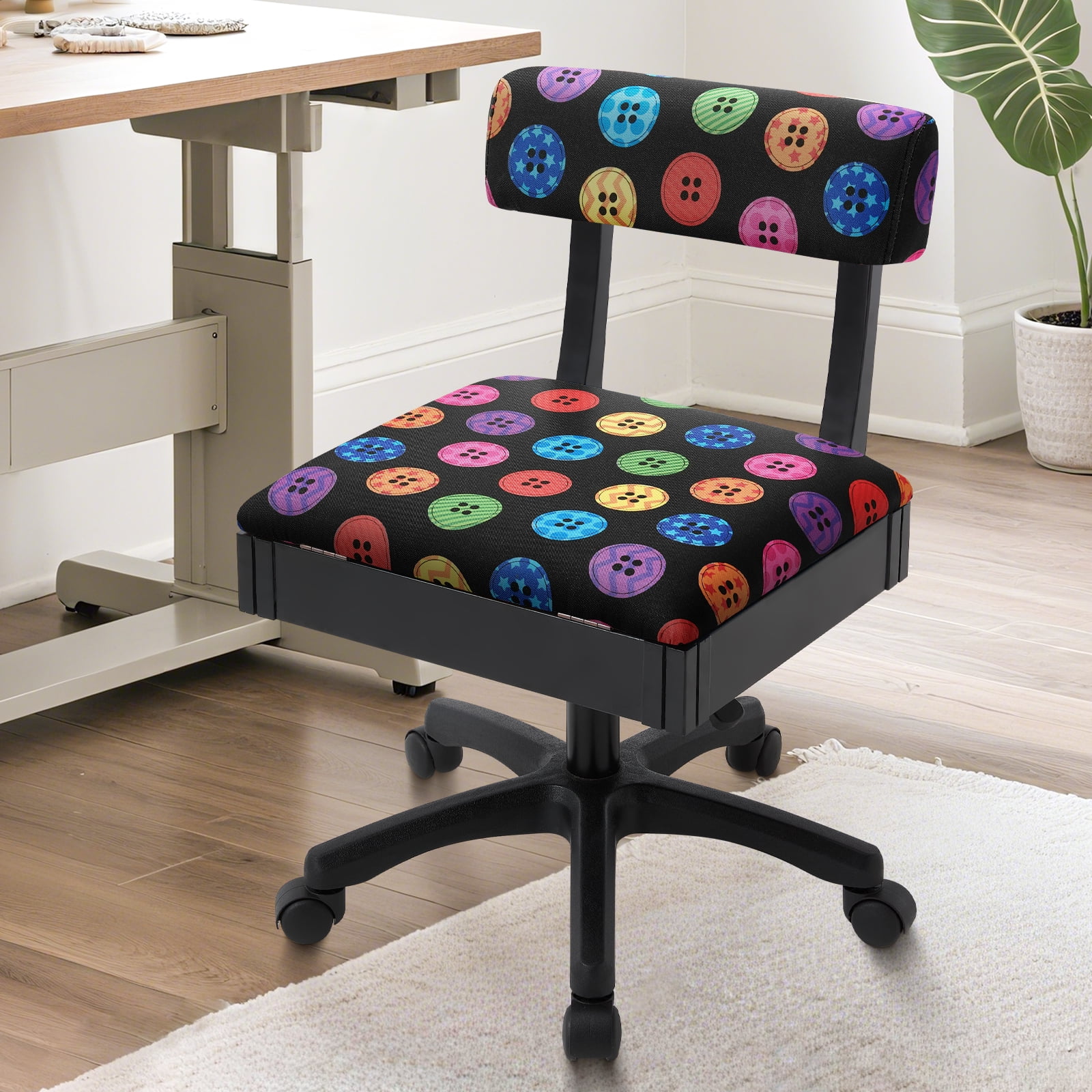 Small Office Chair Arrow Sewing H7013B Adjustable Height Hydraulic