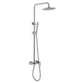 thumbnail image 1 of Adjustable Height Slide Bar Shower Faucet Set With Tub Spout, Luxury Brass Complete Shower System With Rough-In Valve, 1 of 4