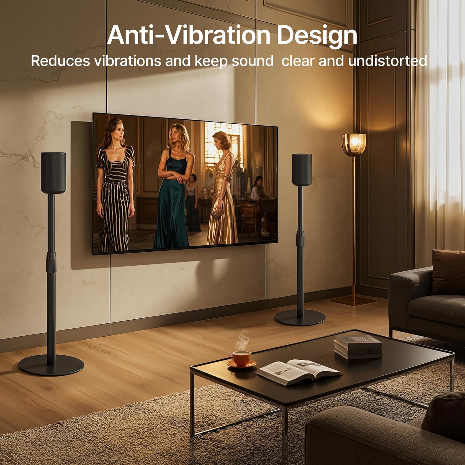 Stand 300 Adjustable Height Speaker Stands Compatible with SONOS Era 300 and Era ...