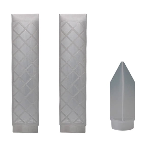 Adjustable Height Spliced Transparent Support Pole Visible Breathable Structure Moss Pole For Plants 2Pc Set With Ground Stakes For Monstera And Pothos 3 Oz