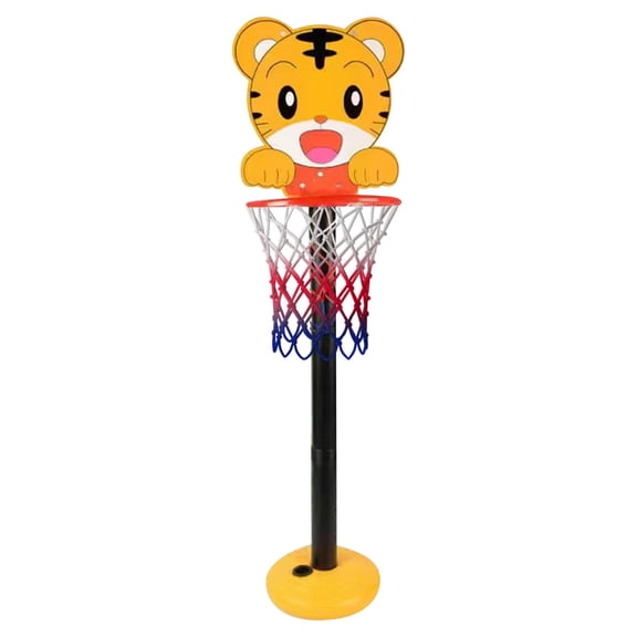 Adjustable Height Standing Basketball Hoop for Indoor and Outdoor Play - Kids Basketball Stand with Hanging Backboard & Sports Shooting Frame Toy for 𝗕𝗼𝘆𝘀 𝗮𝗻𝗱 𝗚𝗶𝗿𝗹𝘀
