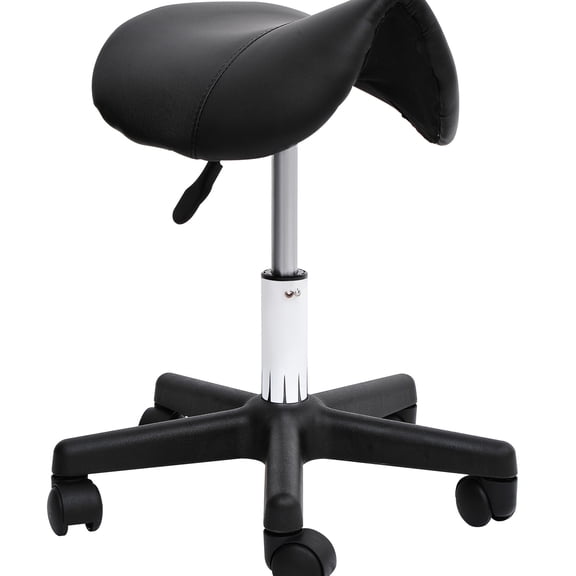 Adjustable Height Stool with Wheels / For Massage & Office Jobs / Ensures Back & Leg Support