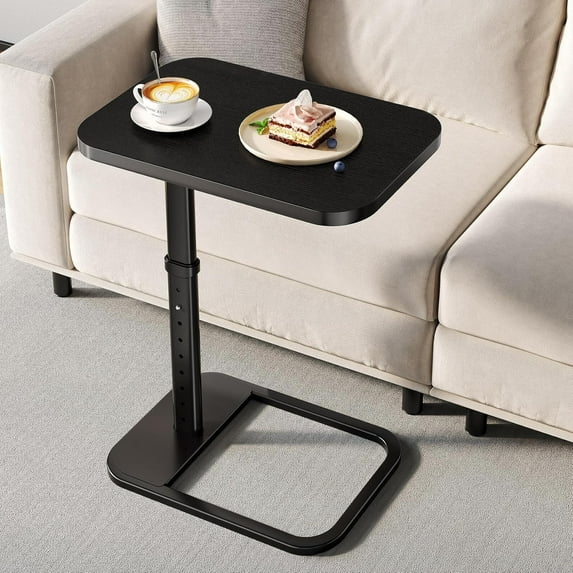 Adjustable Height Table with Bumper Rounded Corner Design & Flip-top ...