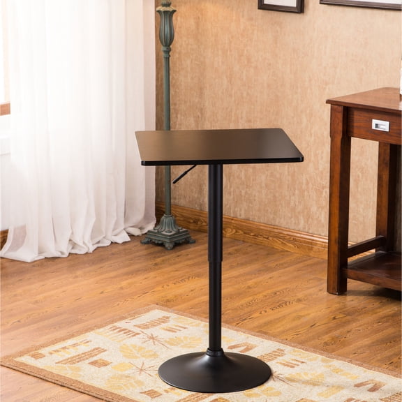 Adjustable Height Table / For Daily Home Activities / Black Top and Base