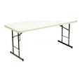 thumbnail image 1 of Adjustable Height Tables 72w x 30d x 25-35h Platinum, 1 of 3