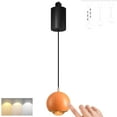 thumbnail image 1 of Adjustable Height Track Pendnat Light J-Type Retractable Lift Track Dimmable LED Touch Control Macaron Indoor Island Light Accent 3 Colors Modern Mini Globe Downlight, 1 of 9