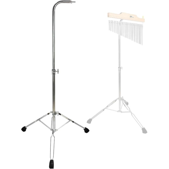 Adjustable Height Tripod Stand Collapsible Wind Chime Stand Mounting Stand for Bar Chime Musical Percussion