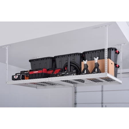 Adjustable Height White Celling Rack 96"Wx32"Dx42"H
