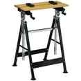 thumbnail image 1 of Adjustable Height Workbench with 4 Clamps, 220Lb Capacity Carpenter Saw Table, Multi-Angle MDF Top & Steel Frame for Woodworking, 1 of 10