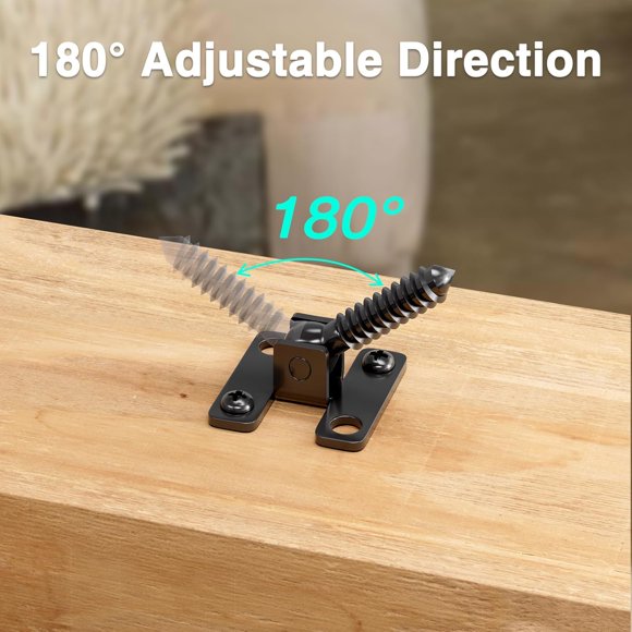 Adjustable Height and Angle Stainless Steel Connectors for 1/2" Deck Stair Hollow Metal Balusters (20)
