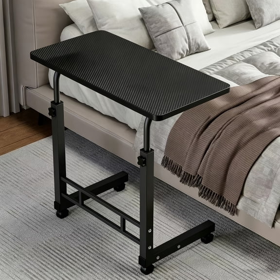 Adjustable Height and Tilt Mobile Desk with Lockable Casters, Multi-Use Computer and Art Workstation