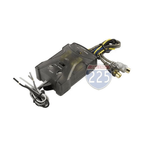 Adjustable High to Low 2-Channel Line Output Converter w Auto Remote Amp Turn On