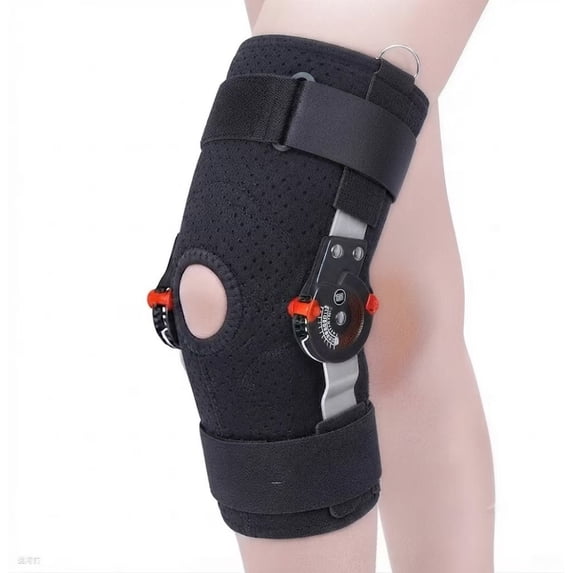 Adjustable Hinged Knee Brace with Side Stabilizers for ACL, MCL, PCL ...