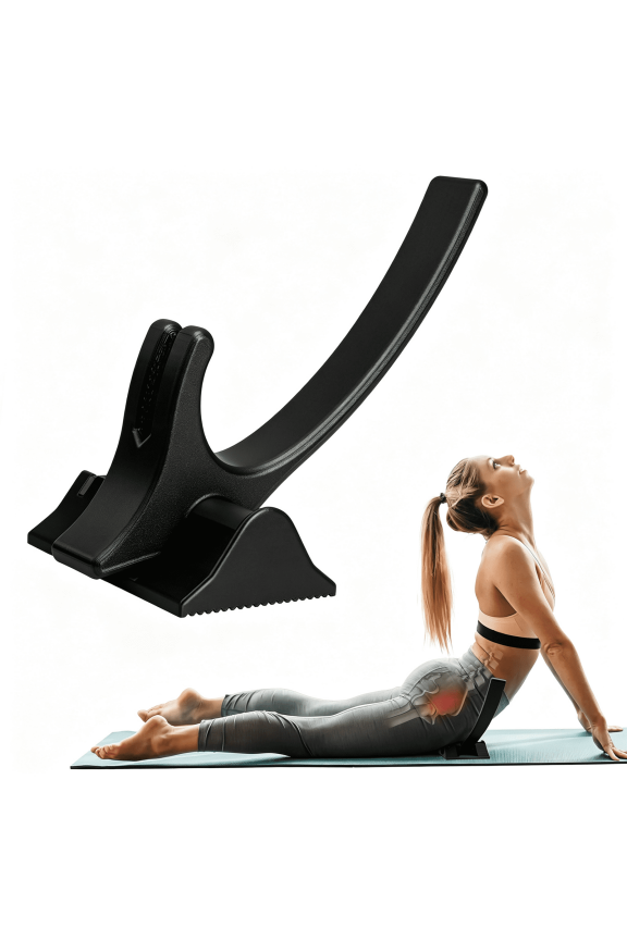 Adjustable Hip Hook Hip Flexor Release Tool, Iliacus Self Massage Device with Adjustable Reach for Home Mobility and Muscle Care, Black