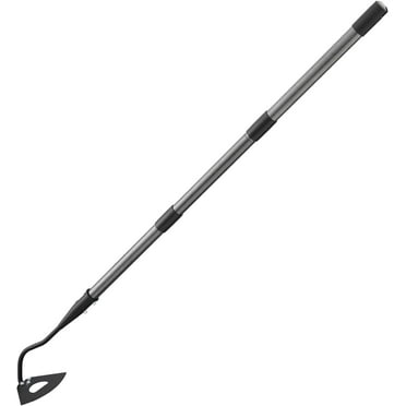 Adjustable Hoe Garden Tool with 25” Long Handle, Hollow Gardening Hoe with Sturdy Blade for Digging,Weeding,Hoeing,Cutting and Loosing Soil