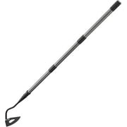FLY HAWK Adjustable Hoe Garden Tool with 85" Long Handle, Hollow Garden Hoe with Sturdy Blade for Digging, Weeding, Cutting and Loosing Soil