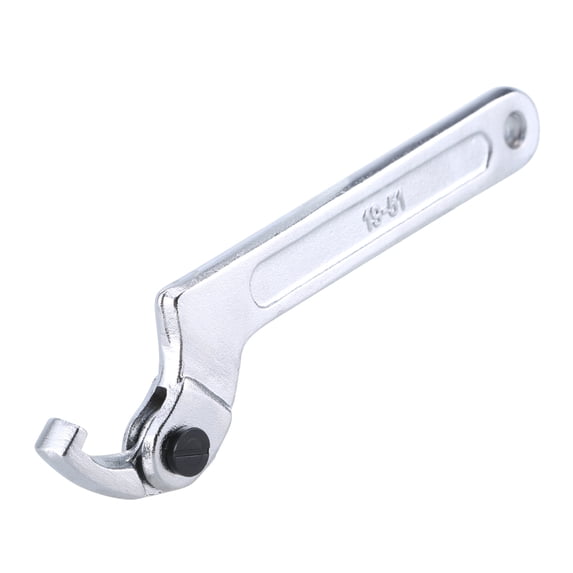 Adjustable Hook Wrenches C Spanner 19mm-51mm For Slotted Retaining Tool