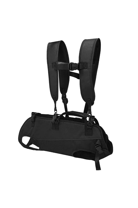 Adjustable Horizontal Dog Sling Backpack Wearable Front Support for Hiking Travel Biking Motorcycle Cycling